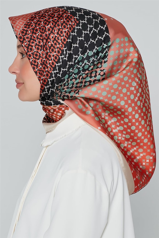 Armine Nostalji Twill İpek Eşarp 18Ya7941 10