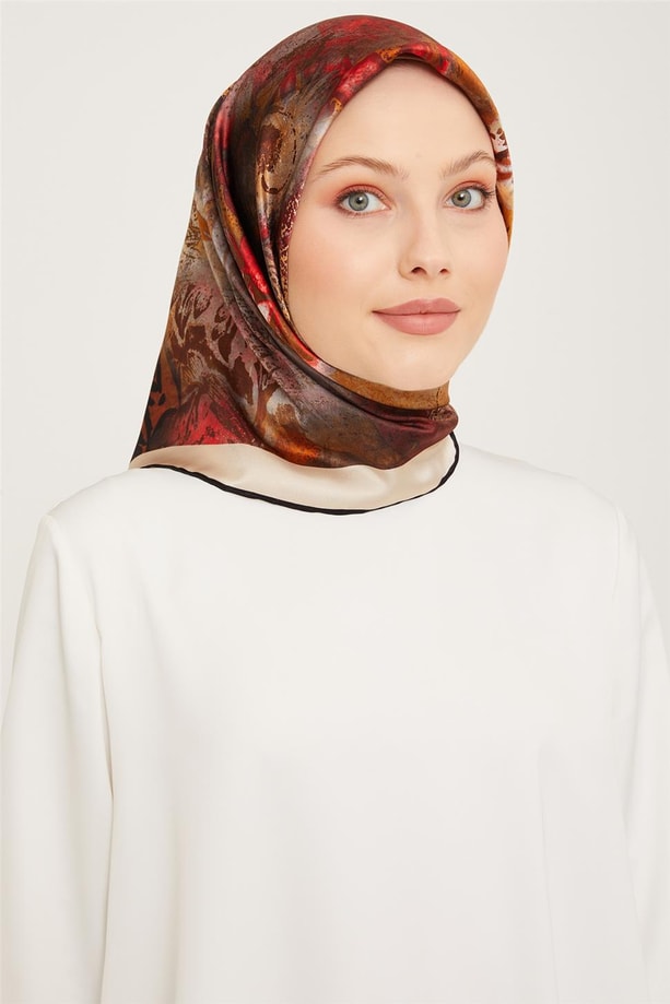 Armine Twill İpek Eşarp 23Ka9041 07