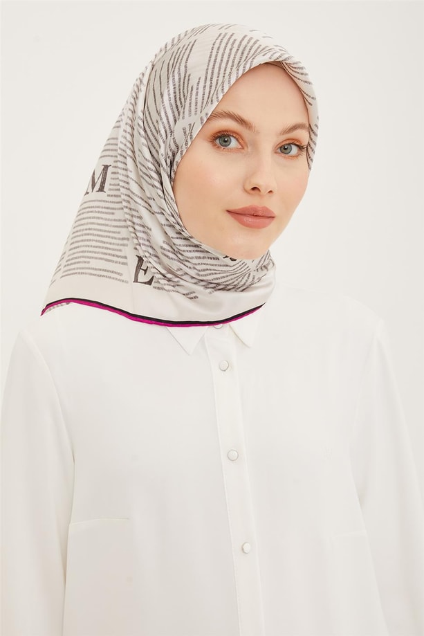 Armine Twill İpek Eşarp 23Ya8942 04