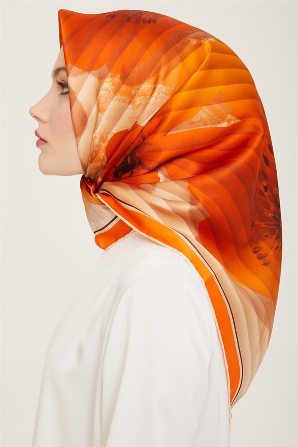 Armine Sura İpek Eşarp 24Ya9100 31