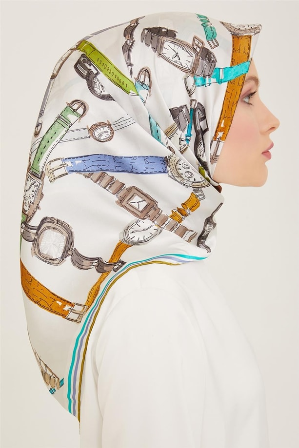Armine Sura İpek Eşarp 24Ya9141 01
