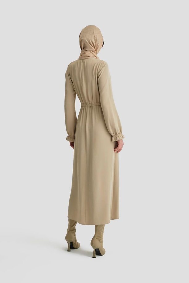 Armine Anvelop Elbise Ort9230 Bej