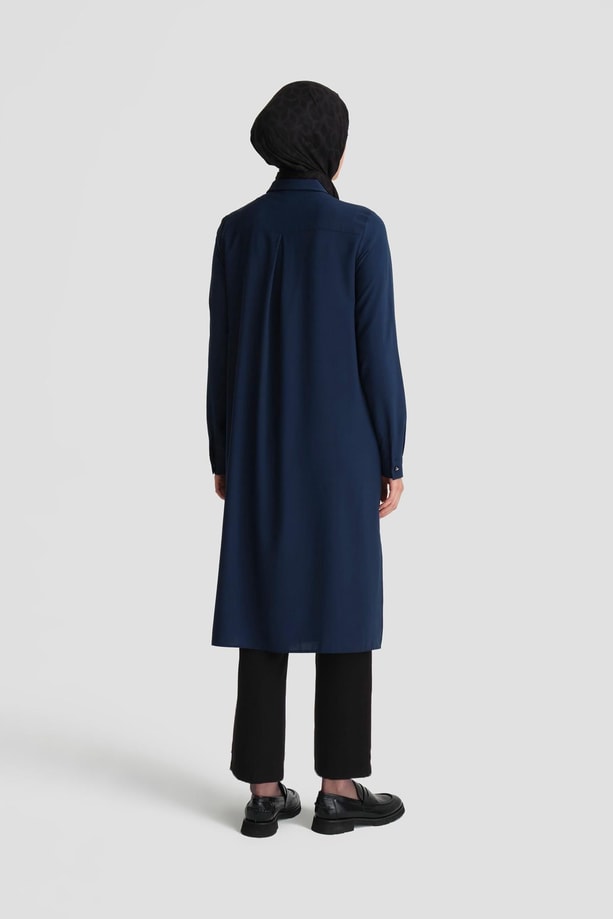 Armine A Logolu Tunik ORTH411 Lacivert