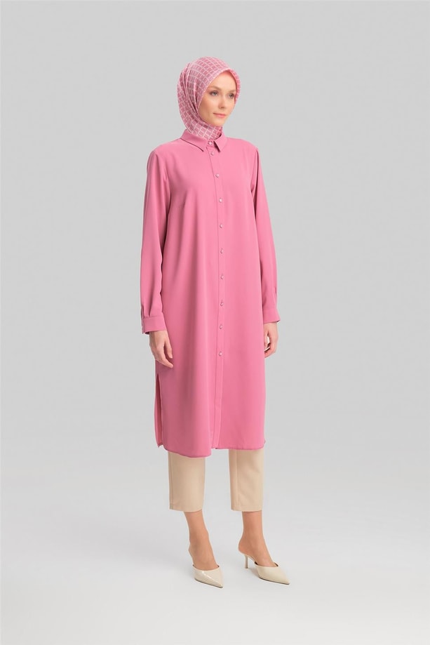Armine A Logolu Tunik ORTH411 Menekşe