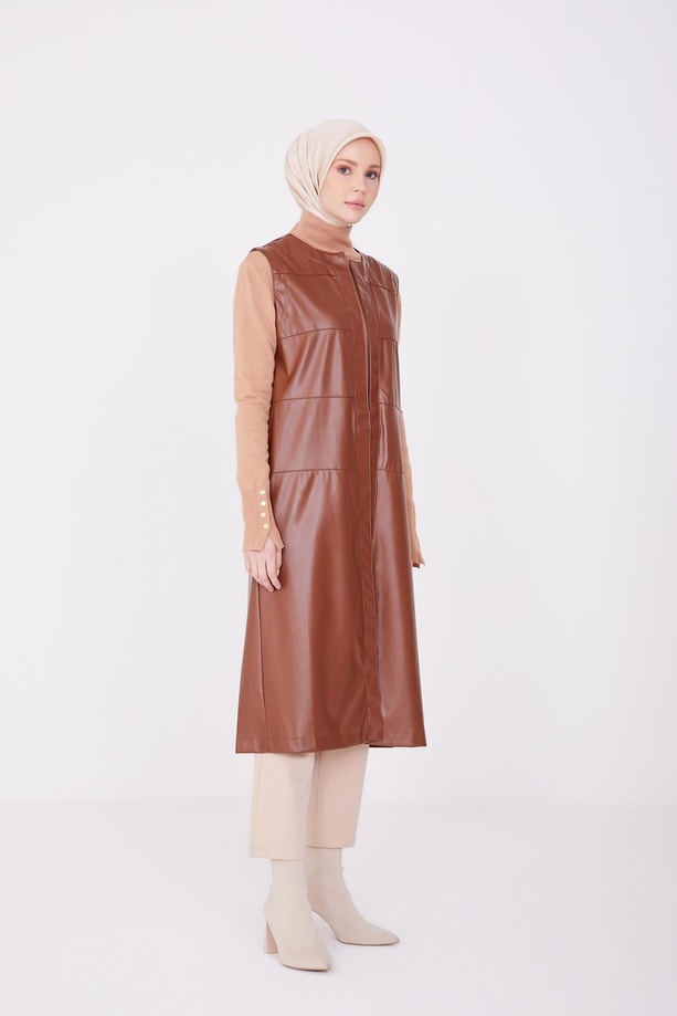 Armine Yelek 22Kd3303 Taba