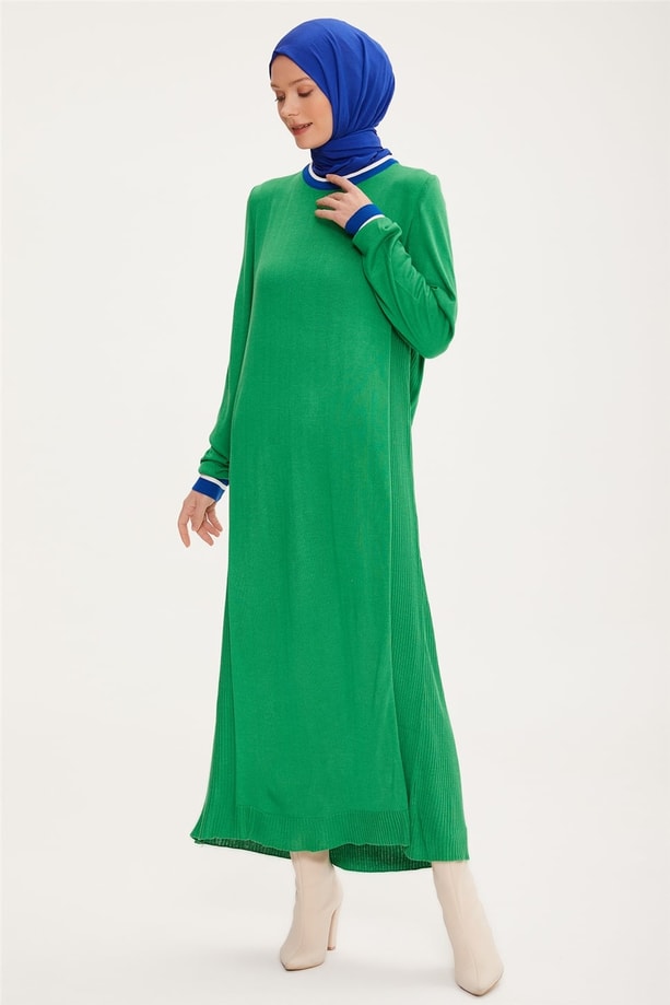 Armine Elbise 22KD4243 Çimen Yeşili