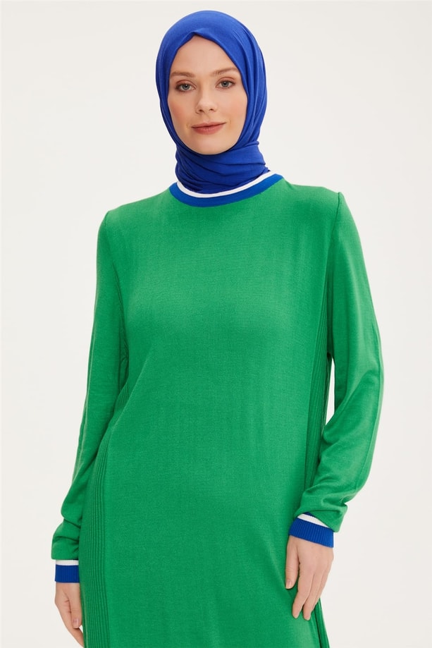 Armine Elbise 22KD4243 Çimen Yeşili