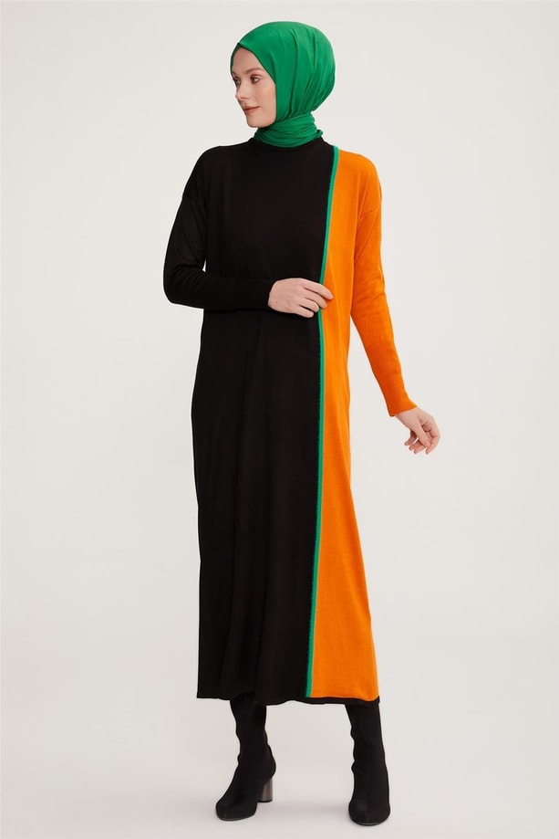 Armine Elbise 22KD4244 Siyah