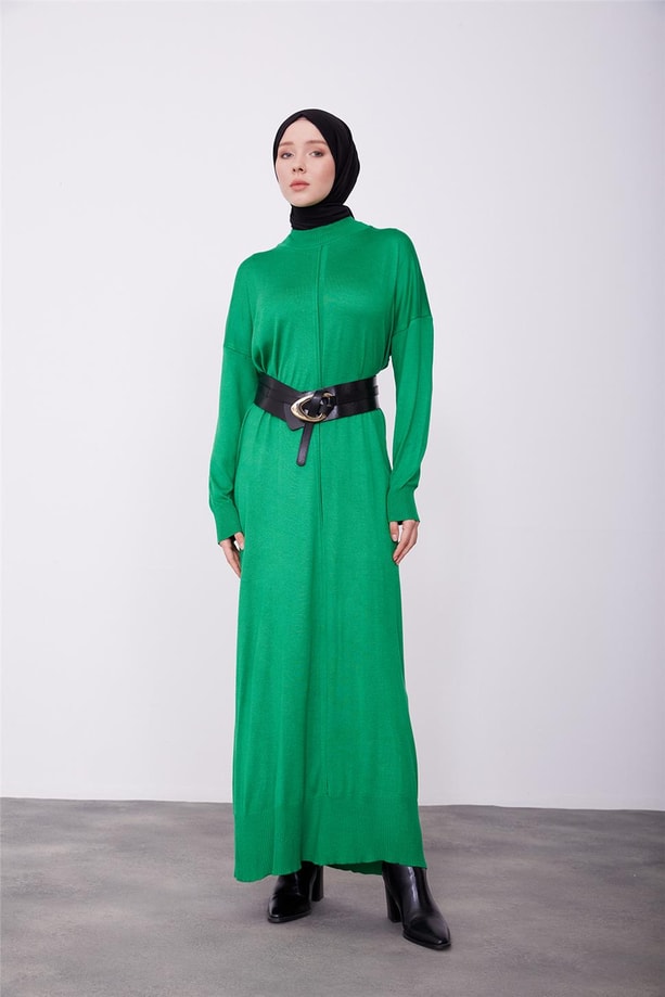 Armine Elbise 22Kd4248 Çimen Yeşili