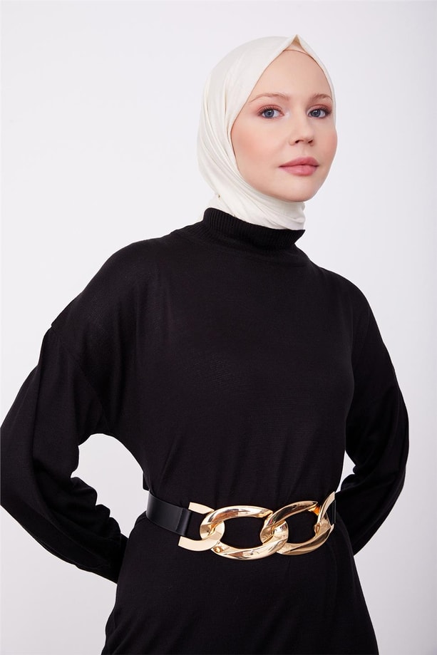 Armine Elbise 23Kd4249 Siyah