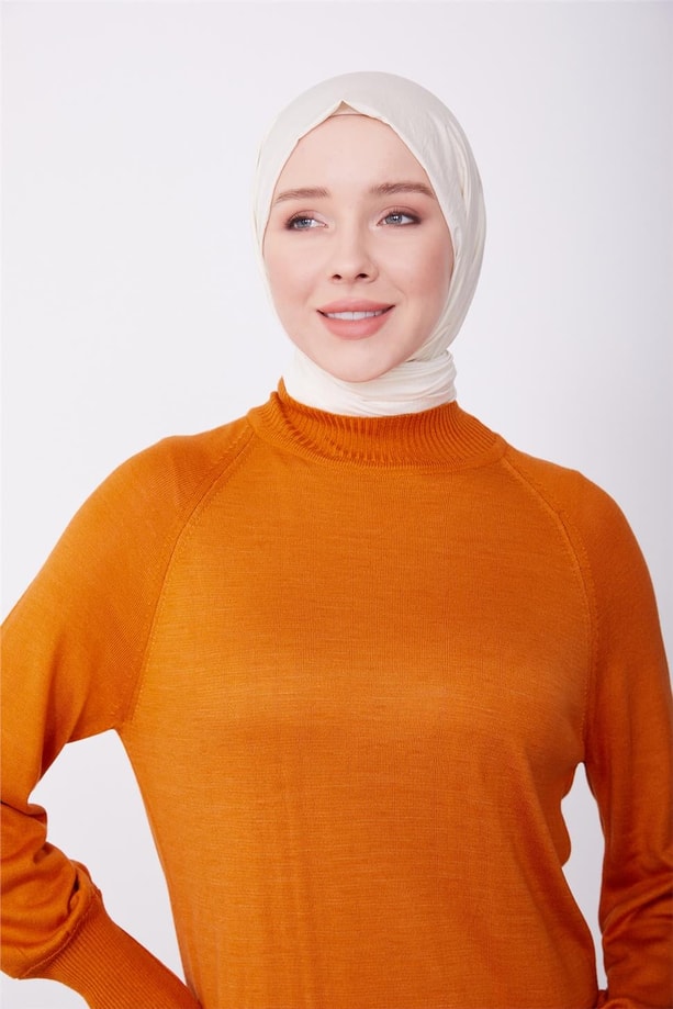 Armine Elbise 22Kd4250 Yanık Oranj