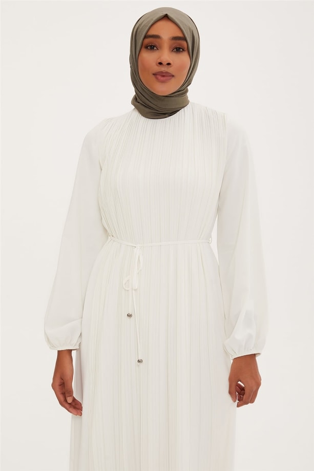 Armine Elbise 22K9435 Ekru