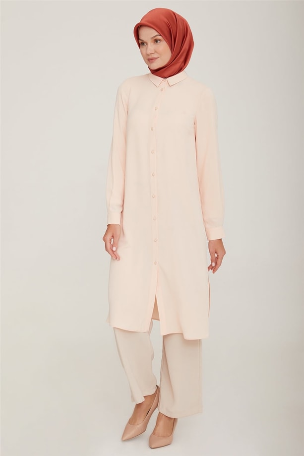 Armine Tunik K22KAH411001 Nude