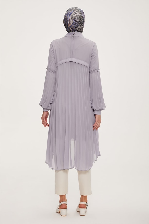 Armine Abiye Tunik 22YD3343 Gri