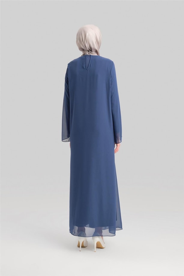 Armine Abiye Elbise 22Yd3350 İndigo