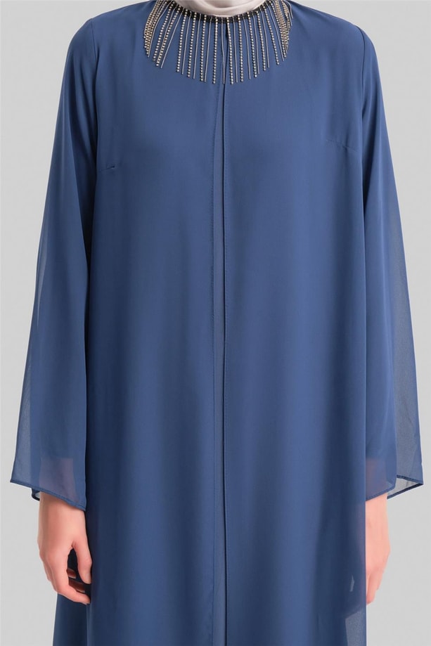 Armine Abiye Elbise 22Yd3350 İndigo