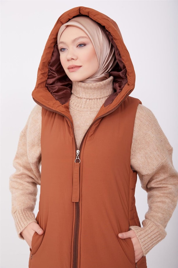 Armine Yelek 23Kd2502 Kahverengi
