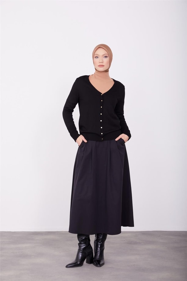 Armine Hırka 23KD2802 Siyah