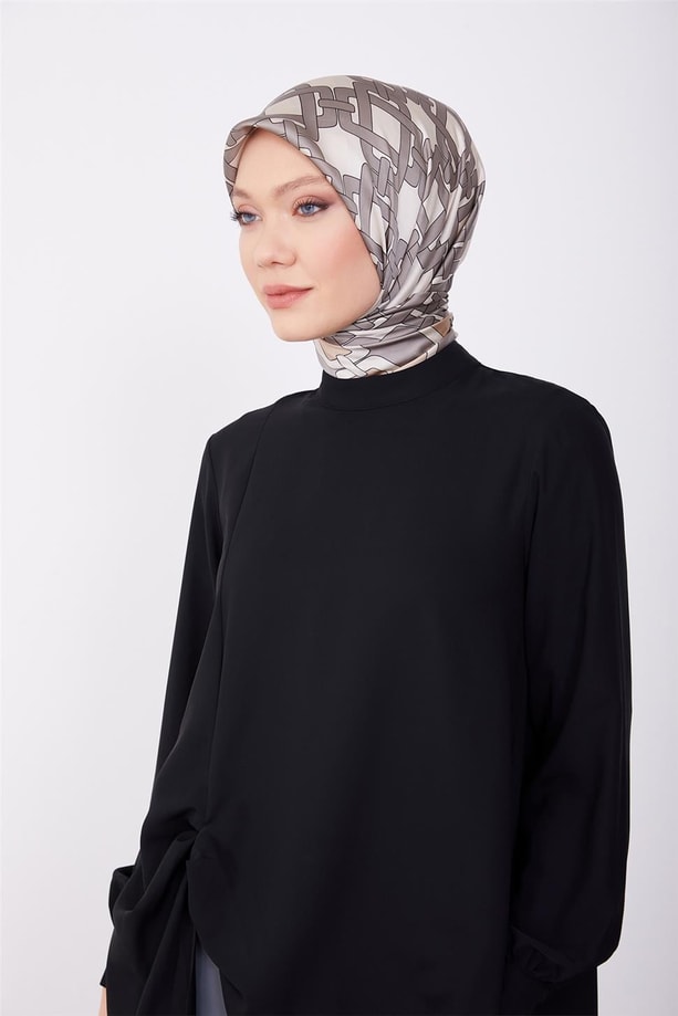 Armine İki Renkli Pantolonlu Takım 23K6706 Siyah