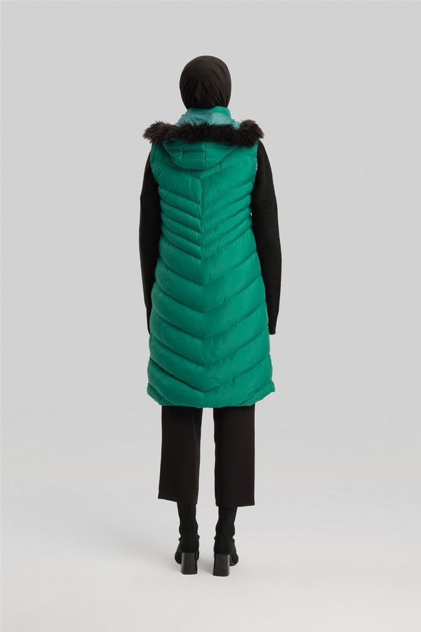 Armine Kapitone 23KD8305 Yeşil