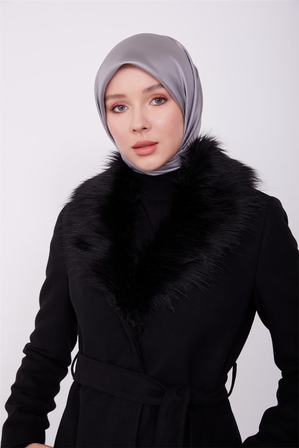 Armine Manto 23K864 Siyah