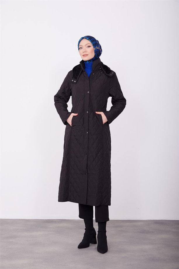 Armine Kapitone 23KD8802 Siyah