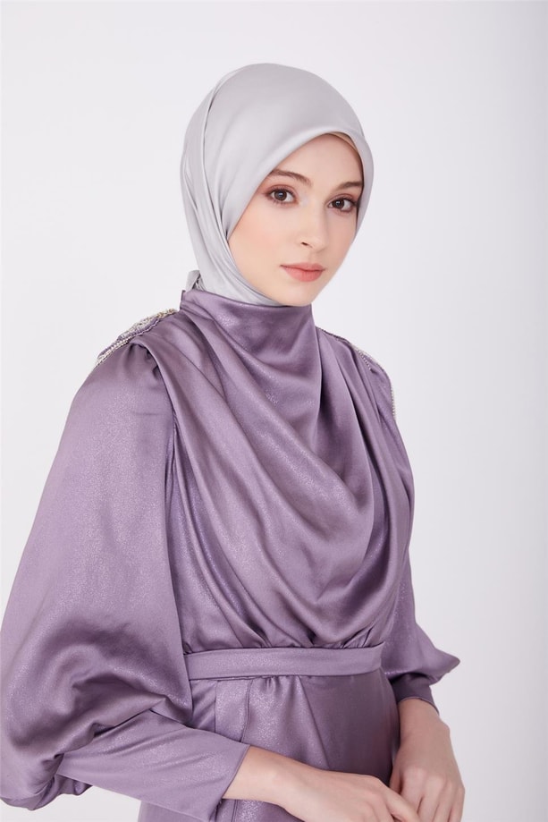  Armine Abiye Elbise 23YD1905 Lila