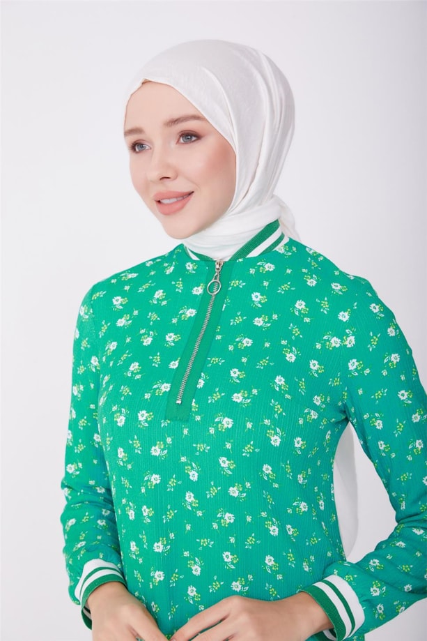 Armine Elbise 23Yd2519 Yeşil