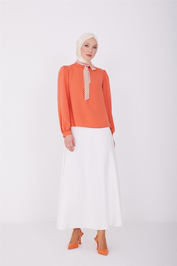 Armine Gömlek 23Yd3317 Oranj