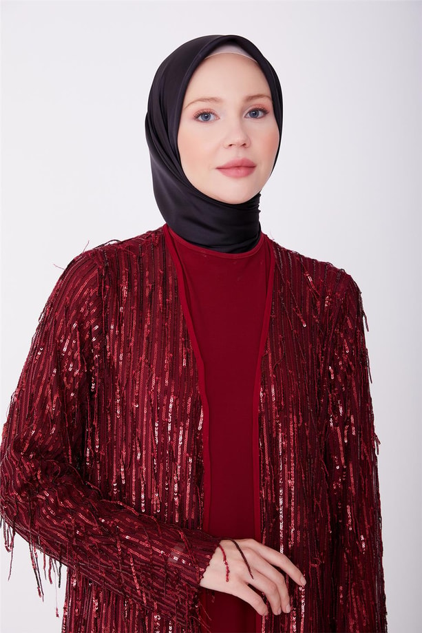 Armine Abiye Elbise 23YD3344 Bordo