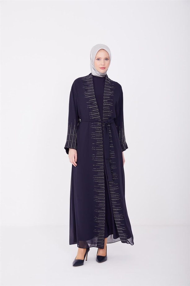 Armine Abiye Elbise 23Yd3348 Lacivert