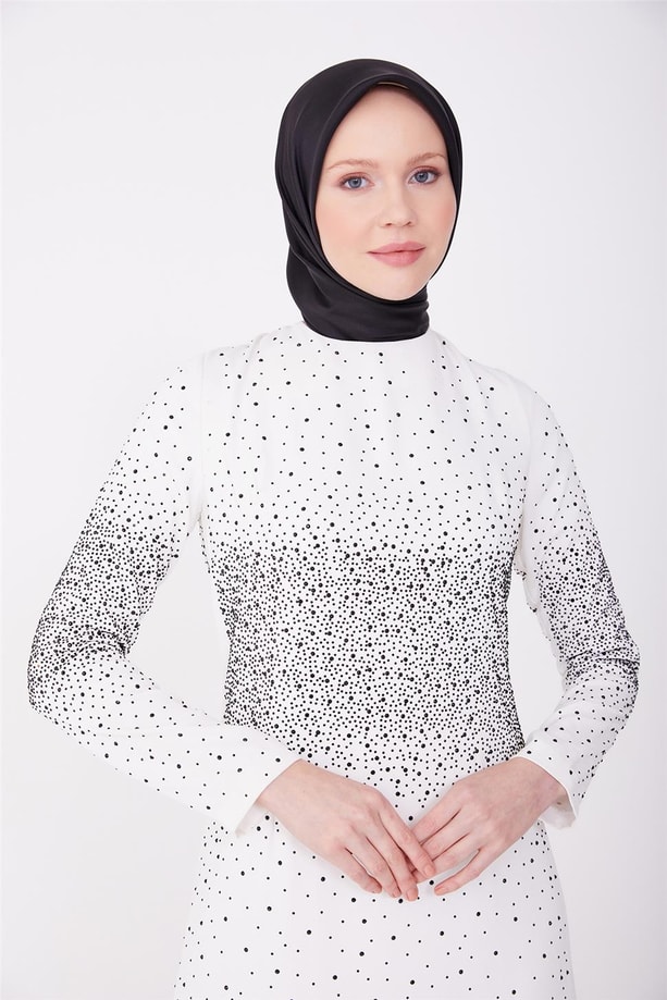 Armine Abiye Elbise 23Yd3351 Beyaz