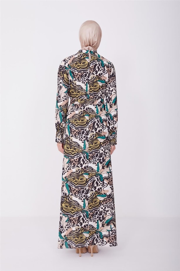 Armine Elbise 23Yd4355 Yeşil