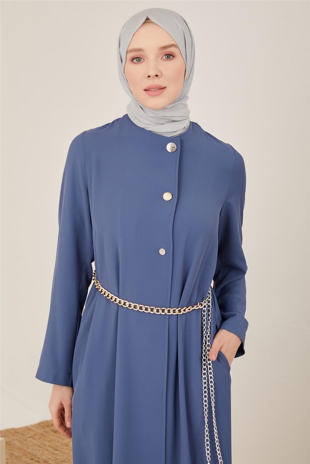 Armine Zincirli Pardesü 23Y8305 İndigo