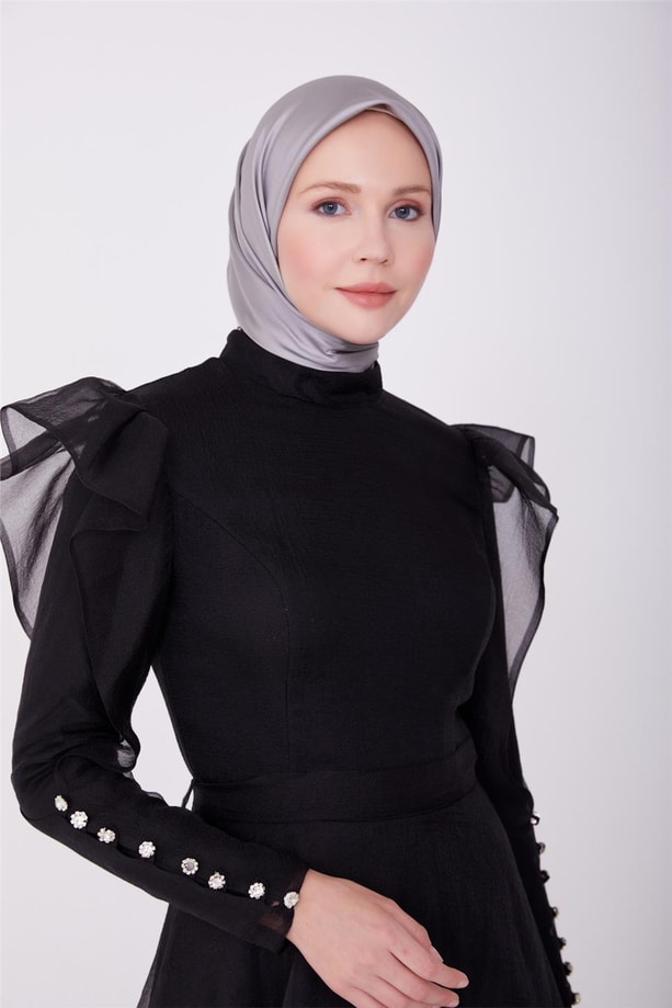  Armine Abiye Elbise 23YD8500 Siyah