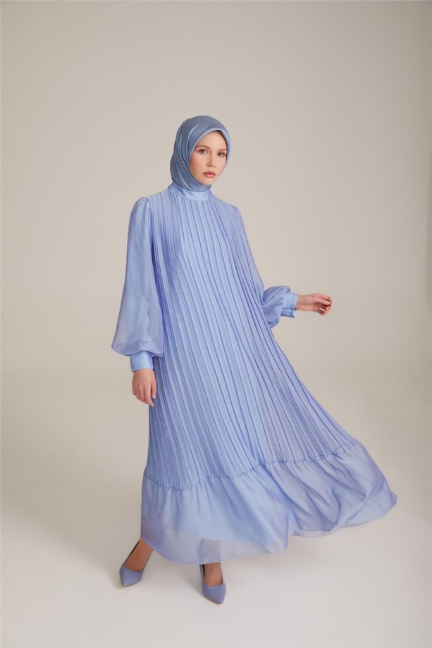 Armine Abiye Elbise 23YD9100 İndigo