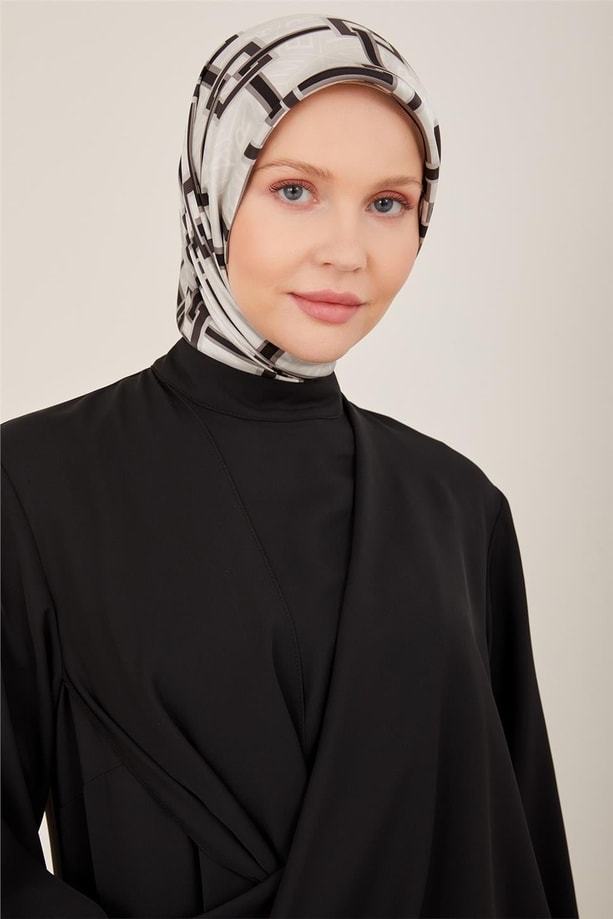 Önü Drapeli Asimetrik Elbise 23Y9674 Siyah
