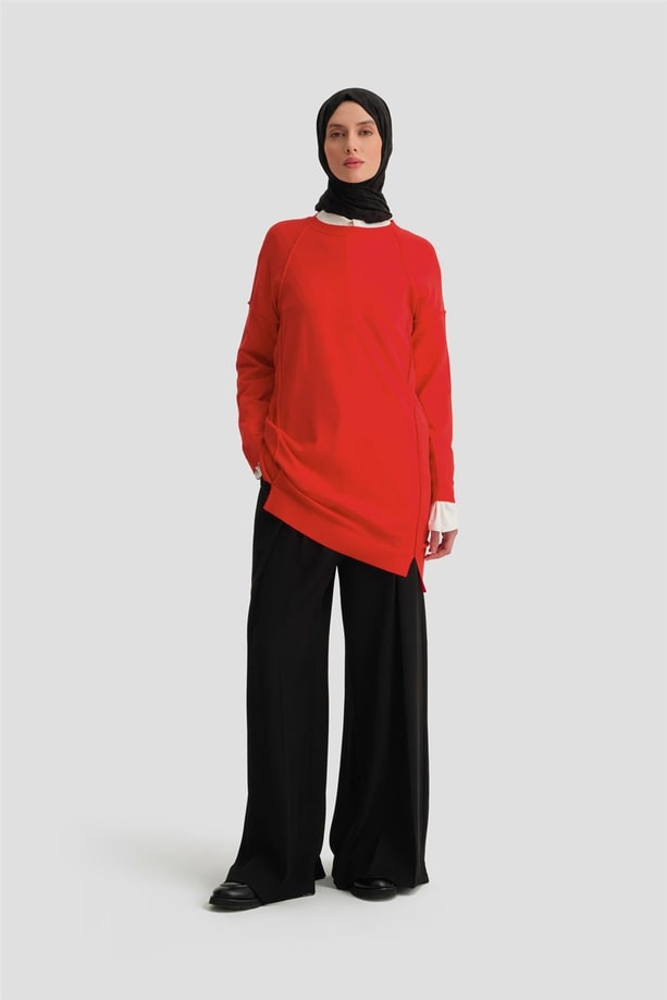 Armine Tunik 24KD2002 Kırmızı