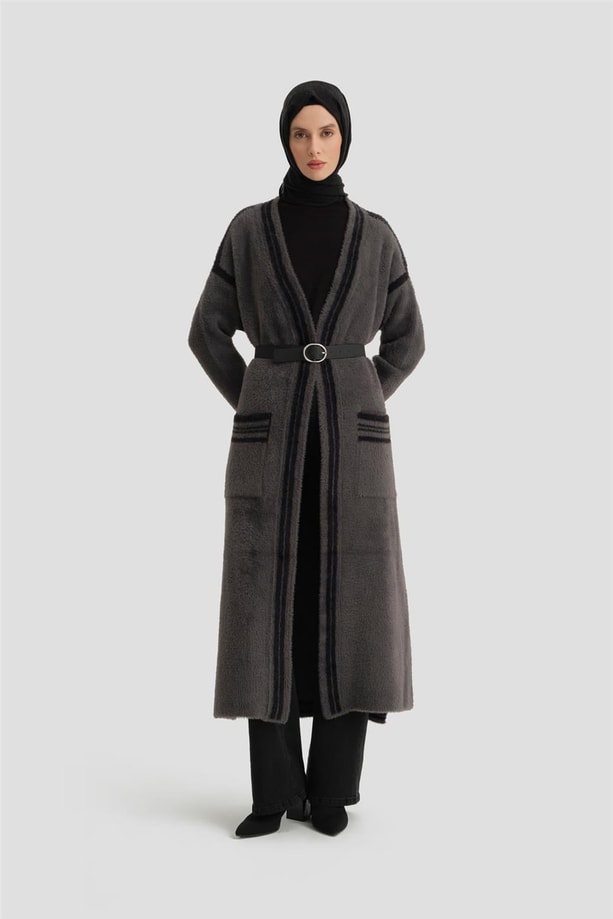 Armine Hırka 24KD2801 Antrasit