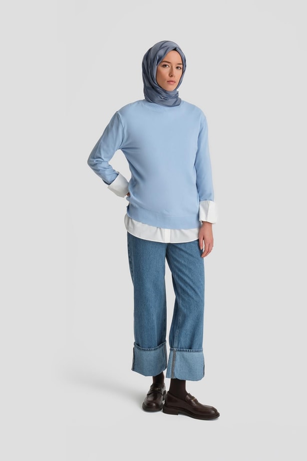 Armine Pantolon 24KD3410 Açık Mavi