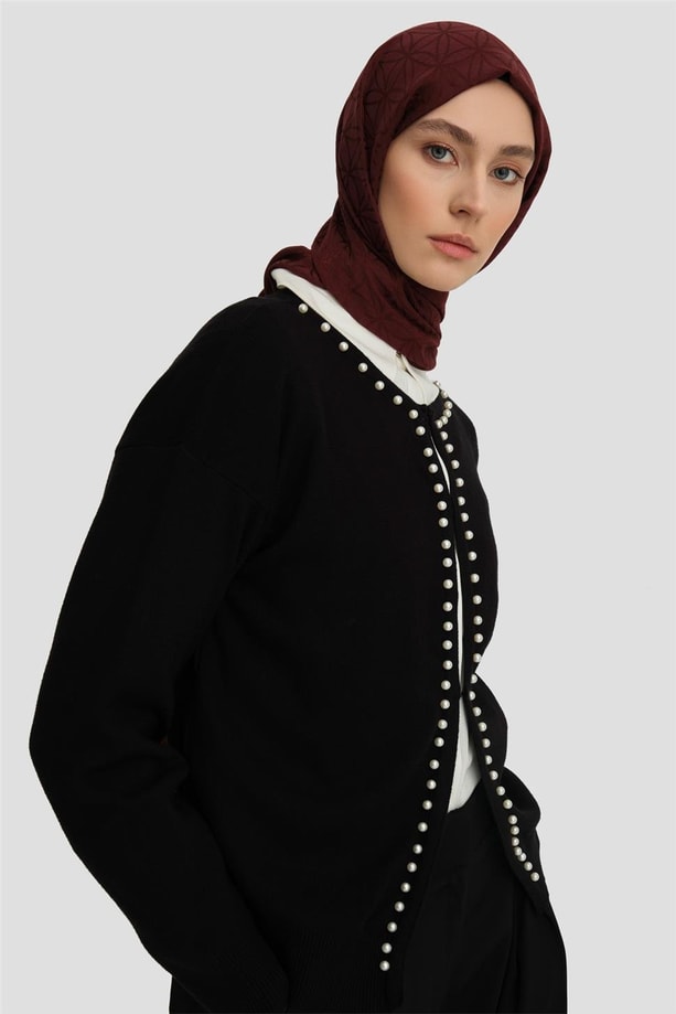 Armine Hırka 24KD4202 Siyah