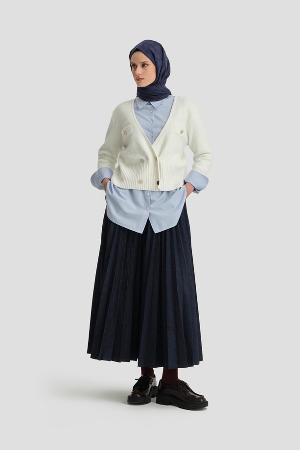 Armine Hırka 24KD4205 Ekru