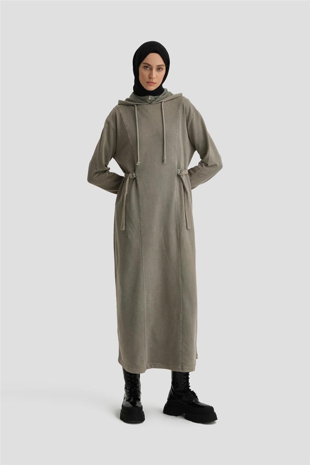 Armine Elbise 24KD6808 Vizon