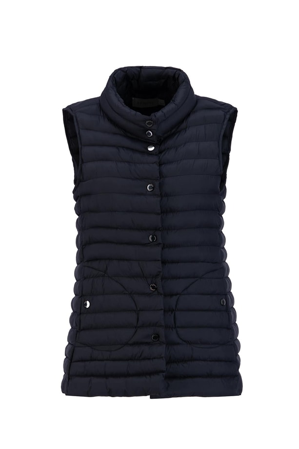 Armine İnce Kapitone Yelek 24KD7526 Siyah