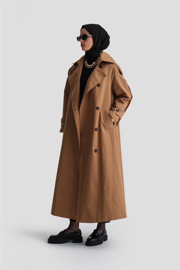 Armine Oversize Pardesü 24K8005 Camel