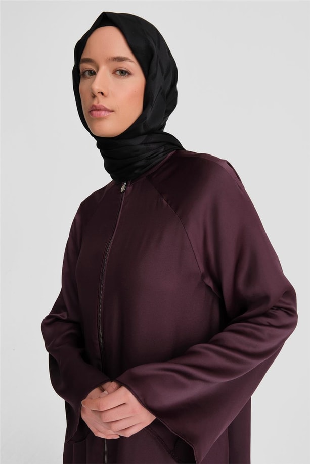 Armine Kumaş Mix Ferace 24K8900 Mor