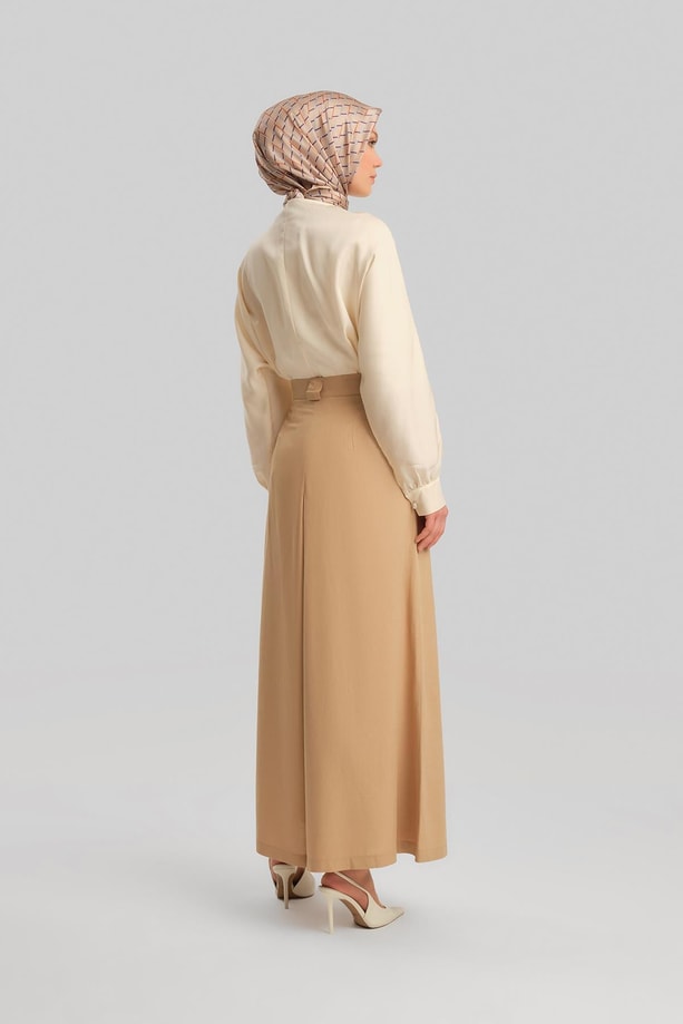 Armine Anvelop Pantolon Etek 24Y2618 Camel
