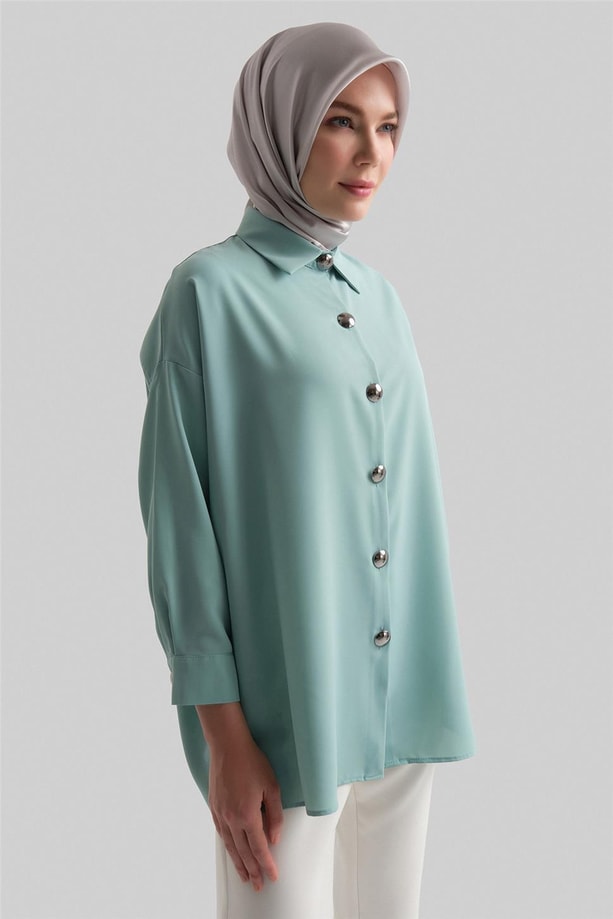 Armine Gömlek 24YD3000 Çağla