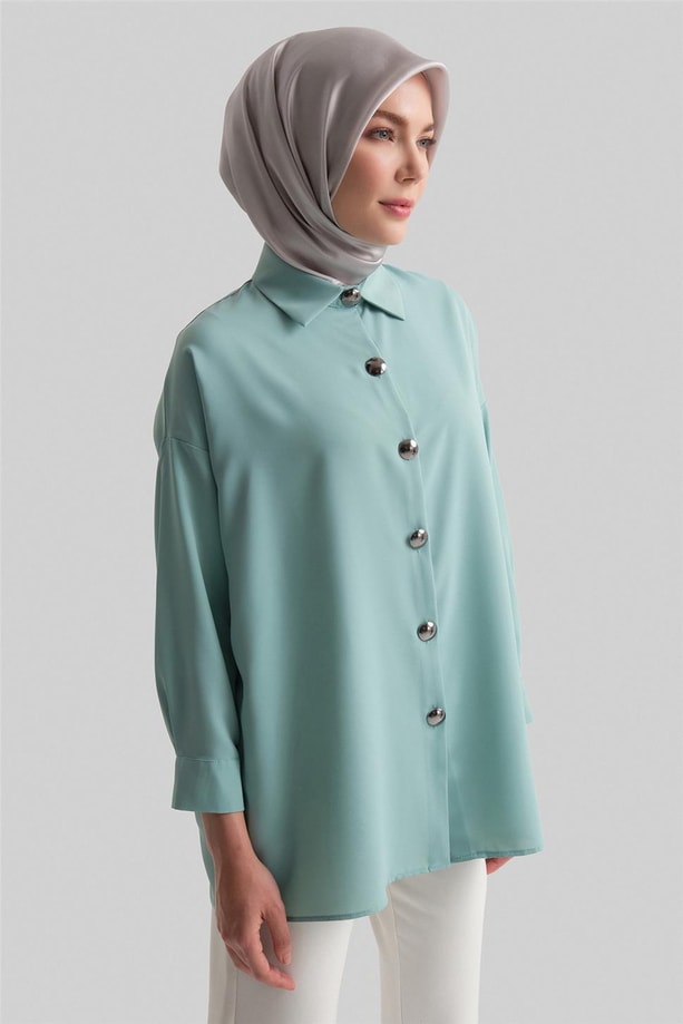 Armine Gömlek 24YD3000 Çağla
