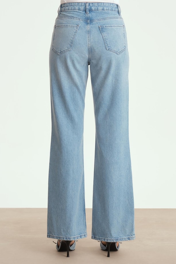 Armine Denim Pantolon 24YD3405 Açık Mavi